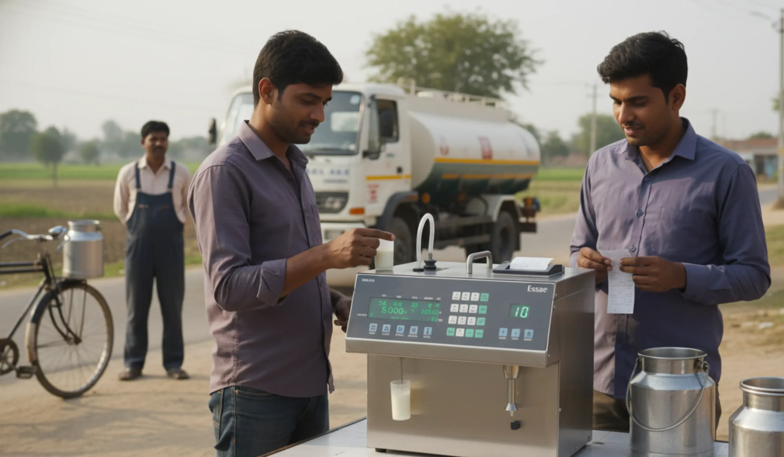 IMA-815 Integrated Milk Analyser / Milk Collection System View 3